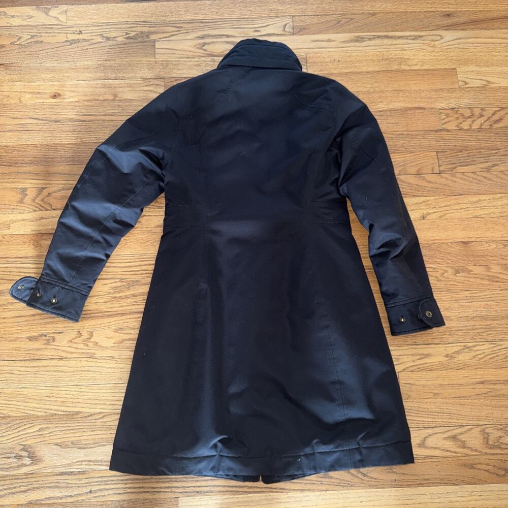Marmot Woman’s Size Sm Black 700 Fill Down Jacket Long Coat Cozy Winter Warm - Picture 2 of 7
